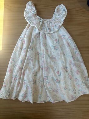 Cynthia Rowley Cream Knit Top with Subtle Pastel Accents